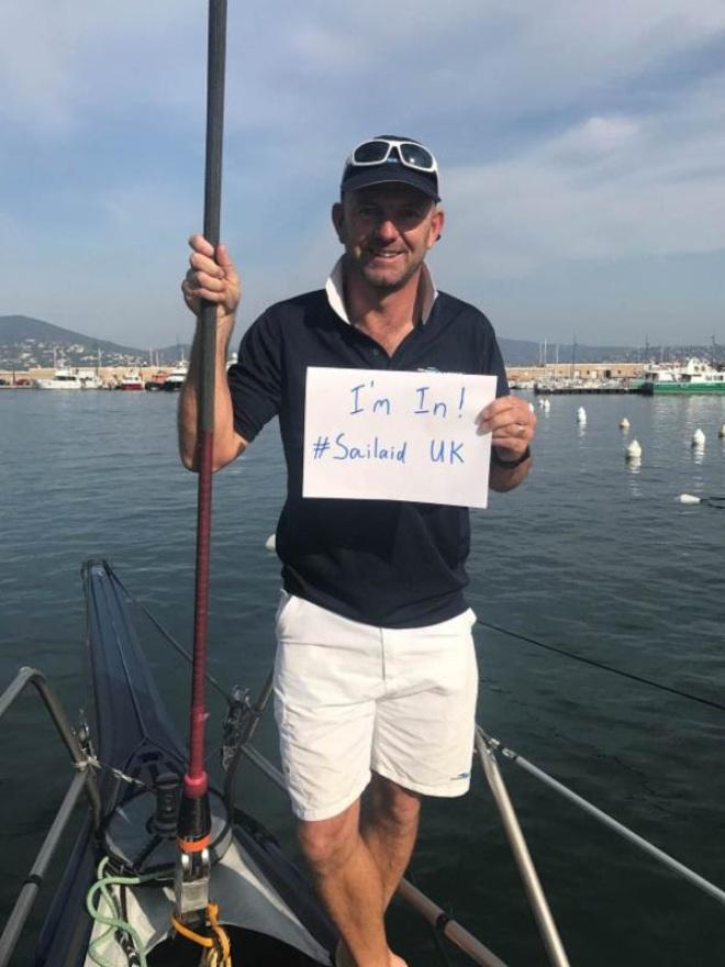 Ian Walker gives his thumbs up to Sail Aid UK ©  Sail Aid UK